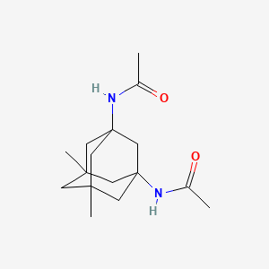 molecular formula C₁₆H₂₆N₂O₂ B1145334 1,7-Diacetamido-3,5-dimethyladamantane CAS No. 14931-70-5