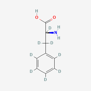 molecular formula C9H3D8NO2 B1145335 BOC-L-phenylalanine-d8 CAS No. 17942-32-4