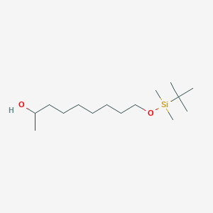 molecular formula C₁₅H₃₄O₂Si B1145343 9-((tert-Butyldimethylsilyl)oxy)nonan-2-ol CAS No. 202405-16-1