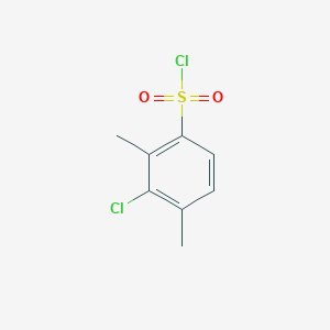 molecular formula C₈H₈Cl₂O₂S B1145356 3-Chloro-2,4-dimethylbenzenesulfonyl chloride CAS No. 1783755-80-5