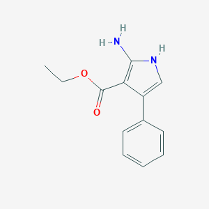 ethyl 2-amino-4-phenyl-1H-pyrrole-3-carboxylate
