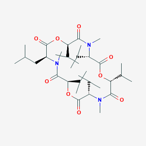 molecular formula C₃₅H₆₁N₃O₉ B1145370 Enniatin B4 CAS No. 19893-21-1