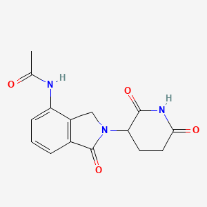 molecular formula C15H15N3O4 B1145385 N-acetyl Lenalidomide CAS No. 1421593-80-7