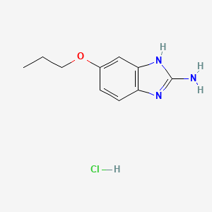 6-propoxy-1H-benzimidazol-2-amine;hydrochloride