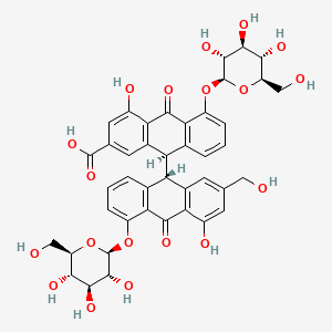 molecular formula C42H40O19 B1145389 Sennoside D CAS No. 37271-17-3