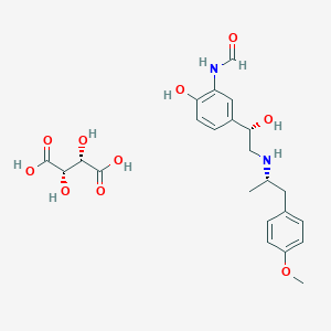 molecular formula C₂₃H₃₀N₂O₁₀ B1145397 (S,S)-Formoterol D-tartrate CAS No. 208102-43-6