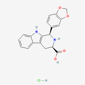 (1R,3R)-1-(1,3-Benzodioxol-5-yl)-2,3,4,9-tetrahydro-1H-pyrido[3,4-b]indole-3-carboxylic Acid Hydrochloride