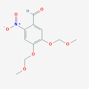4,5-Bis(methoxymethoxy)-2-nitrobenzaldehyde