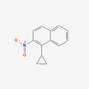 molecular formula C₁₃H₁₁NO₂ B1145423 1-Cyclopropyl-2-nitronaphthalene CAS No. 1802080-61-0