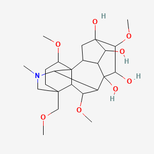 molecular formula C24H39NO8 B1145453 Hypaconine 