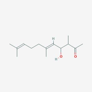 molecular formula C₁₄H₂₄O₂ B1145466 4-Hydroxy-3,6,10-trimethyl-5,9-undecadien-2-one CAS No. 412017-24-4