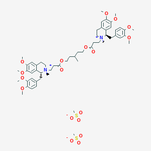 molecular formula C56H80N2O18S2 B1145471 (R,cis)-7-Methyl Atracurium Dibesylate CAS No. 1193104-80-1