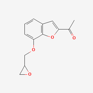 2-Acetyl-7-[(oxiran-2-yl)methoxy]benzofuran