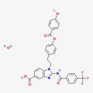 molecular formula C32H26F3N3O7 B1145484 BIX-01338水合物 CAS No. 1228184-65-3