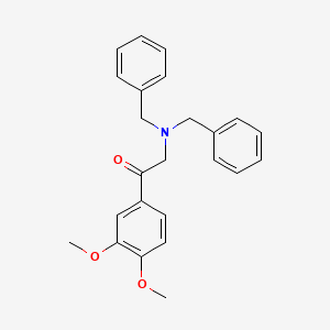 2-(Dibenzylamino)-1-(3,4-dimethoxyphenyl)ethan-1-one