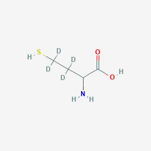 molecular formula C4H9NO2S B1145503 DL-Homocysteine-d4 