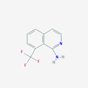 molecular formula C10H7F3N2 B1145520 8-(Trifluoromethyl)isoquinolin-1-amine CAS No. 1357947-16-0