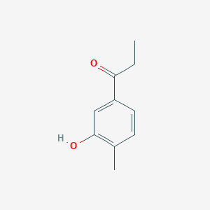 molecular formula C₁₀H₁₂O₂ B1145528 1-(3-Hydroxy-4-methylphenyl)-1-propanone CAS No. 18158-56-0