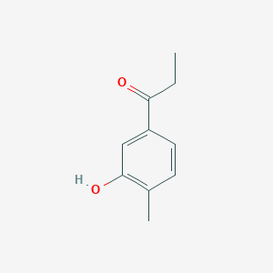 molecular formula C₁₀H₁₂O₂ B1145528 1-(3-Hydroxy-4-methylphenyl)propan-1-one CAS No. 18158-56-0