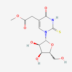 molecular formula C12H16N2O7S B1145539 5-Methoxycarbonylmethyl-2-thiouridine CAS No. 20299-15-4