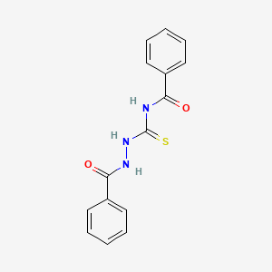 molecular formula C₁₅H₁₃N₃O₂S B1145546 1,4-Dibenzoylthiosemicarbazide CAS No. 58975-55-6