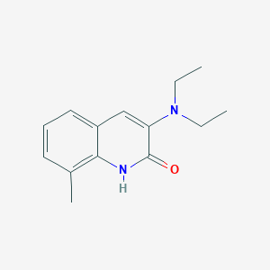 molecular formula C₁₄H₁₈N₂O B1145550 Unii-74DX3YC4BD CAS No. 113225-33-5
