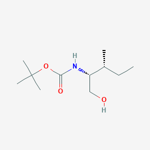 molecular formula C11H23NO3 B114557 Tert-butyl N-[(2R,3R)-1-hydroxy-3-methylpentan-2-YL]carbamate CAS No. 141321-53-1