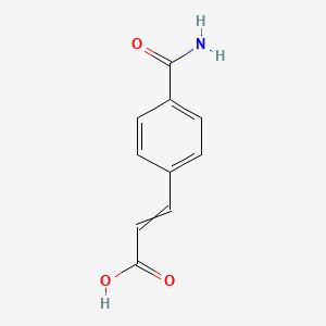 3-(4-Carbamoylphenyl)prop-2-enoic acid