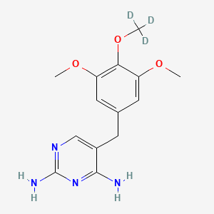 molecular formula C14H18N4O3 B1145591 Trimethoprim-d3 CAS No. 1189923-38-3