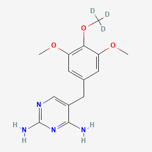 molecular formula C₁₄H₁₅D₃N₄O₃ B1145591 Trimethoprim-d3 CAS No. 1189923-38-3