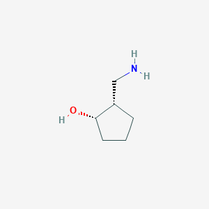 molecular formula C₆H₁₃NO B1145602 Cyclopentanol, 2-(aminomethyl)-, cis- CAS No. 1867064-51-4