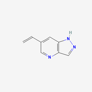 molecular formula C8H7N3 B1145638 6-Vinyl-1H-pyrazolo[4,3-b]pyridine CAS No. 1374651-68-9
