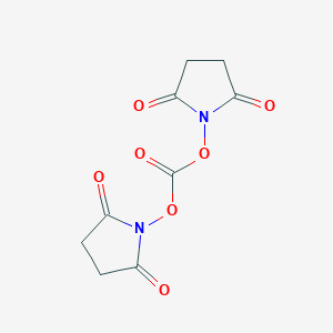 molecular formula C9H8N2O7 B114567 Bis(2,5-dioxopyrrolidin-1-yl) carbonate CAS No. 74124-79-1