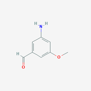 molecular formula C8H9NO2 B1145691 3-Amino-5-methoxybenzaldehyde CAS No. 1261581-36-5