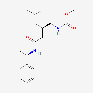 molecular formula C₁₈H₂₈N₂O₃ B1145700 Pregabalin carbamate CAS No. 930280-44-7