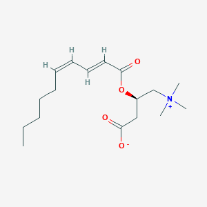 molecular formula C₁₇H₂₉NO₄ B1145707 2-trans,4-cis-Decadienoylcarnitine CAS No. 128305-29-3