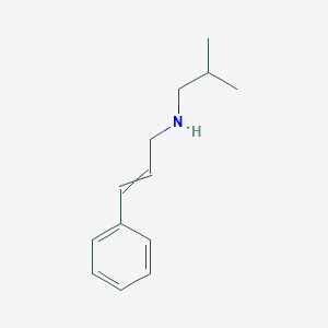 B114571 2-Propen-1-amine, N-(2-methylpropyl)-3-phenyl-, (2E)- CAS No. 144608-94-6