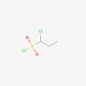 molecular formula C₃H₆Cl₂O₂S B1145734 1-Chloropropane-1-sulfonyl chloride CAS No. 3518-67-0