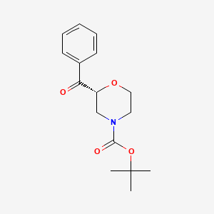 tert-butyl(2R)-2-benzoylmorpholine-4-carboxylate