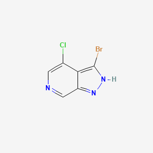 3-Bromo-4-chloro-1H-pyrazolo[3,4-c]pyridine