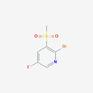 molecular formula C6H5BrFNO2S B1145748 2-Bromo-5-fluoro-3-(methylsulfonyl)pyridine CAS No. 1357945-20-0