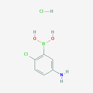 (5-Amino-2-chlorophenyl)boronic acid hydrochloride