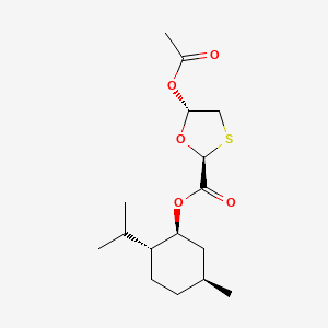 [(1S,2R,5S)-5-Methyl-2-propan-2-ylcyclohexyl] (2S,5S)-5-acetyloxy-1,3-oxathiolane-2-carboxylate