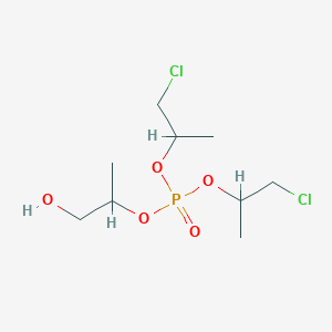 molecular formula C₉H₁₉Cl₂O₅P B1145775 Bis(1-chloro-2-propyl) 1-hydroxy-2-propyl phosphate CAS No. 1477495-11-6