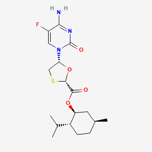 5-Fluoro ent-Lamivudine Acid D-Menthol Ester