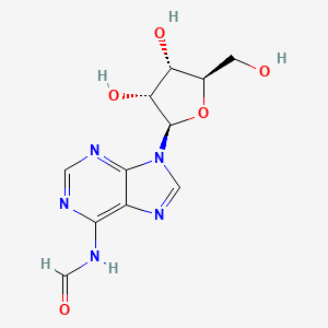 molecular formula C₁₁H₁₃N₅O₅ B1145791 N6-Formyl-adenosine CAS No. 6706-56-5