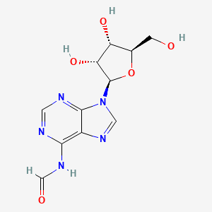 molecular formula C₁₁H₁₃N₅O₅ B1145791 n6-Formyladenosine CAS No. 6706-56-5