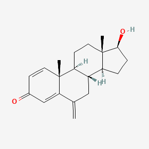 molecular formula C₂₀H₂₈O₂ B1145817 17-beta-Hydroxy Exemestane CAS No. 3347-73-7