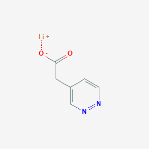 molecular formula C6H5N2O2.Li B1145855 Lithium 2-(pyridazin-4-yl)acetate CAS No. 1217295-84-5