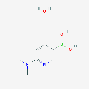 molecular formula C7H10BN2O B1145862 (6-(Dimethylamino)pyridin-3-yl)boronic acid hydrate CAS No. 1256355-24-4